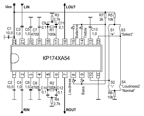 Принципиальная схема показана на   Рис 1 