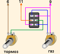  Делаем руль и педали 